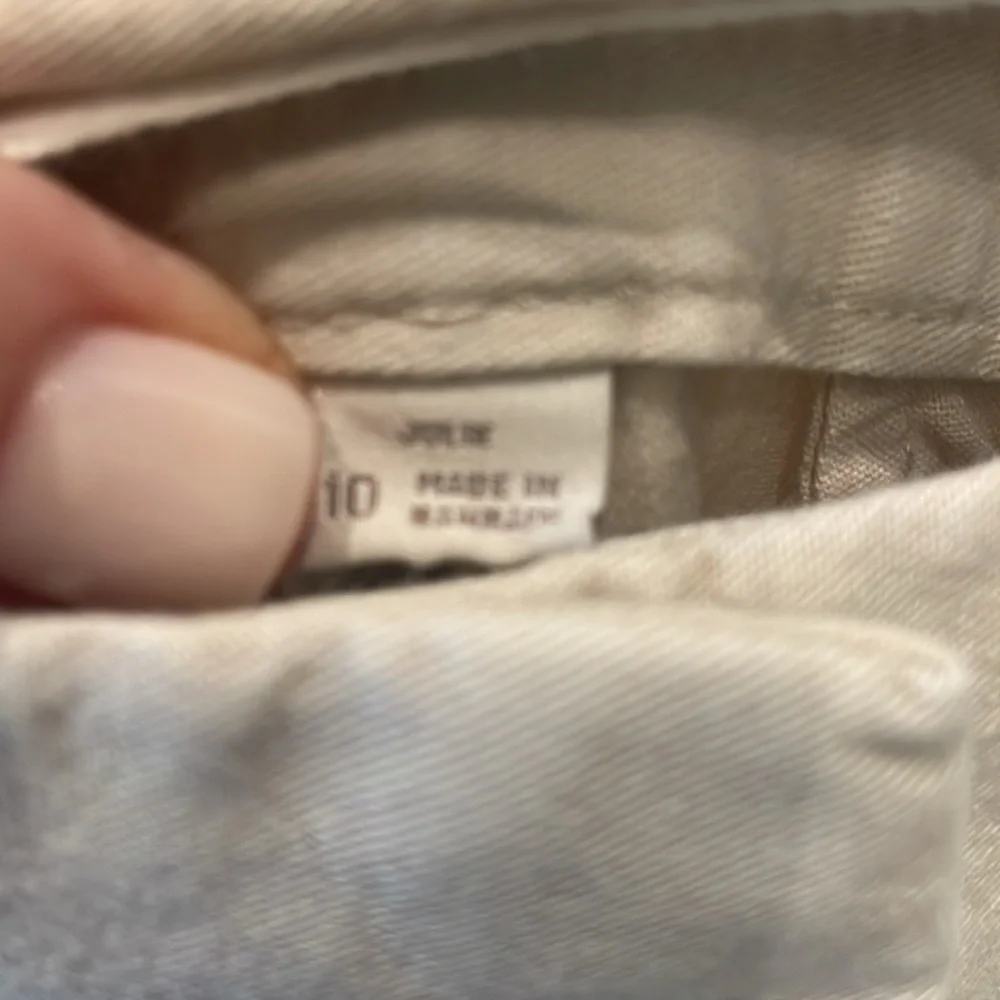 Loft Julie Cropped Pants Khaki 10